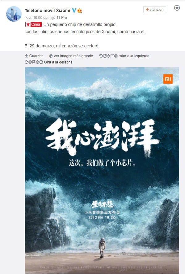 Nuevo SoC Xiaomi
