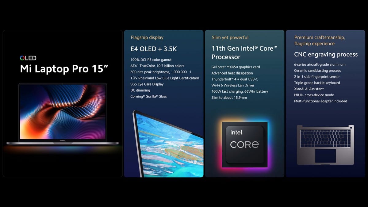 Xiaomi Mi Laptop Pro 15'