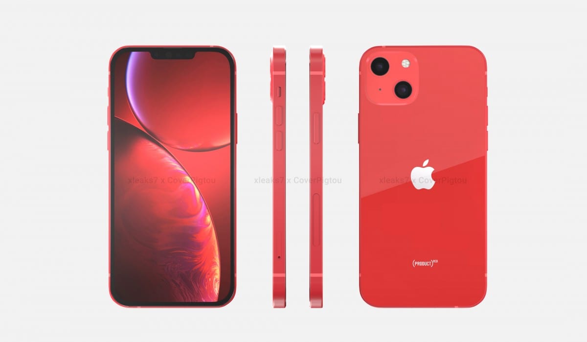Nuevo iPhone 13 en color rojo