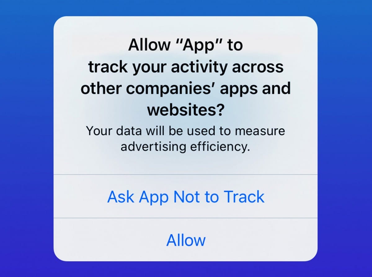 Transparencia de seguimiento en iOS 14.5