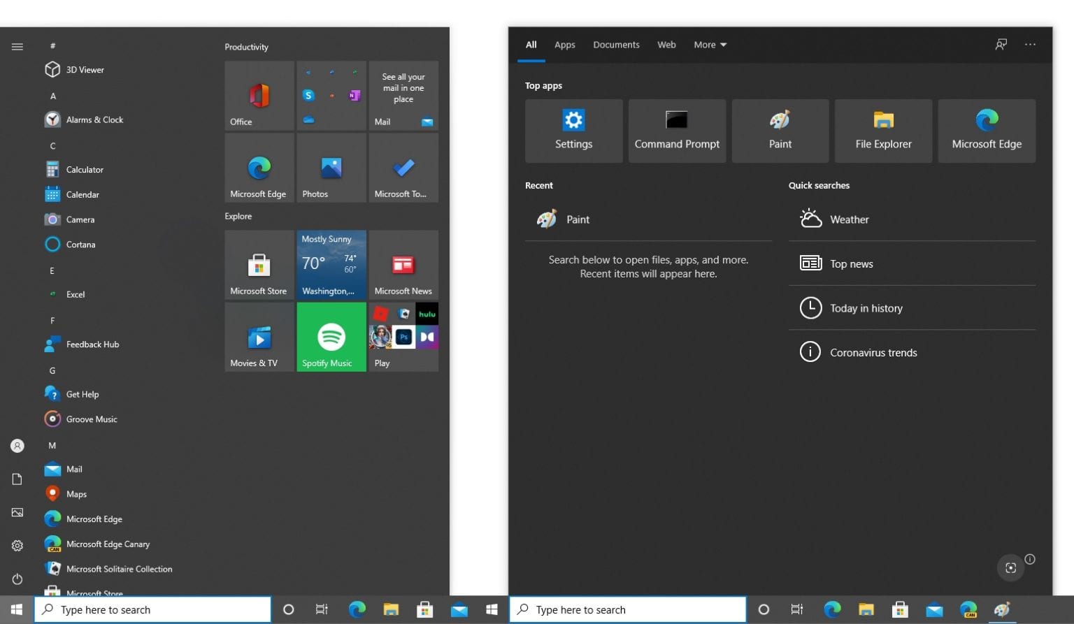 Windows Search 21H2