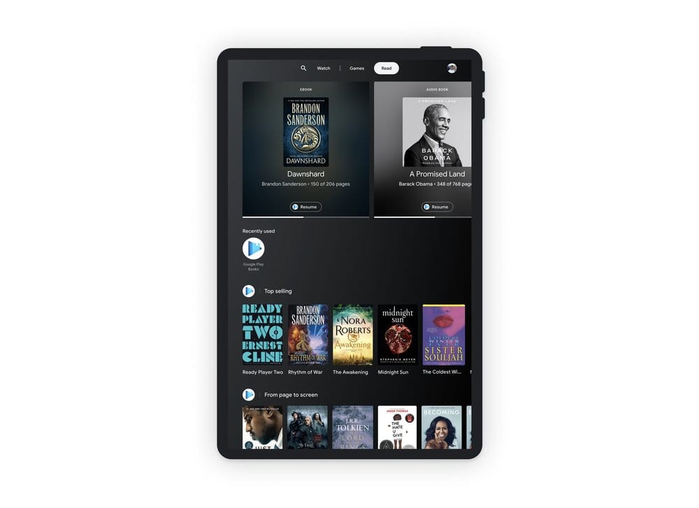 Entertainment Space de Google