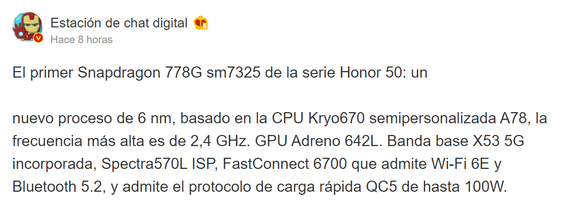 Nuevo Qualcomm Snapdragon 778G