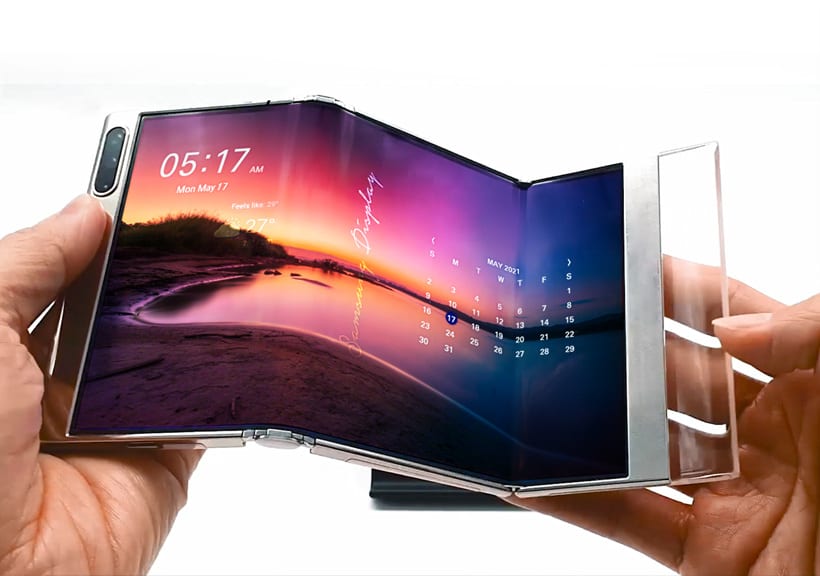 Pantalla plegable de Samsung