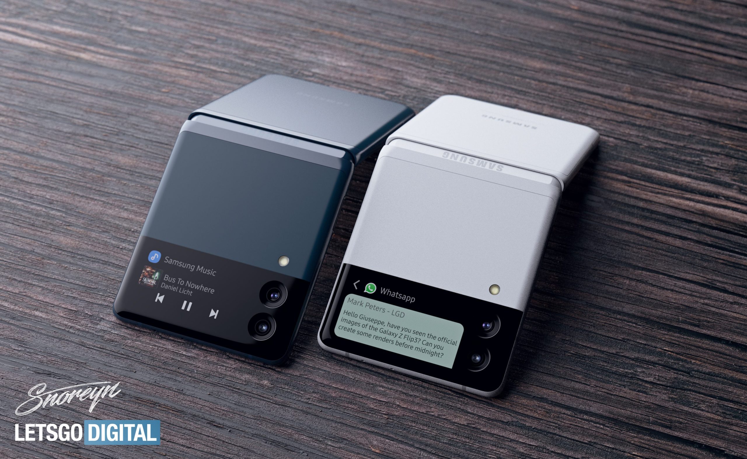 Renders Samsung Galaxy Z Flip 3