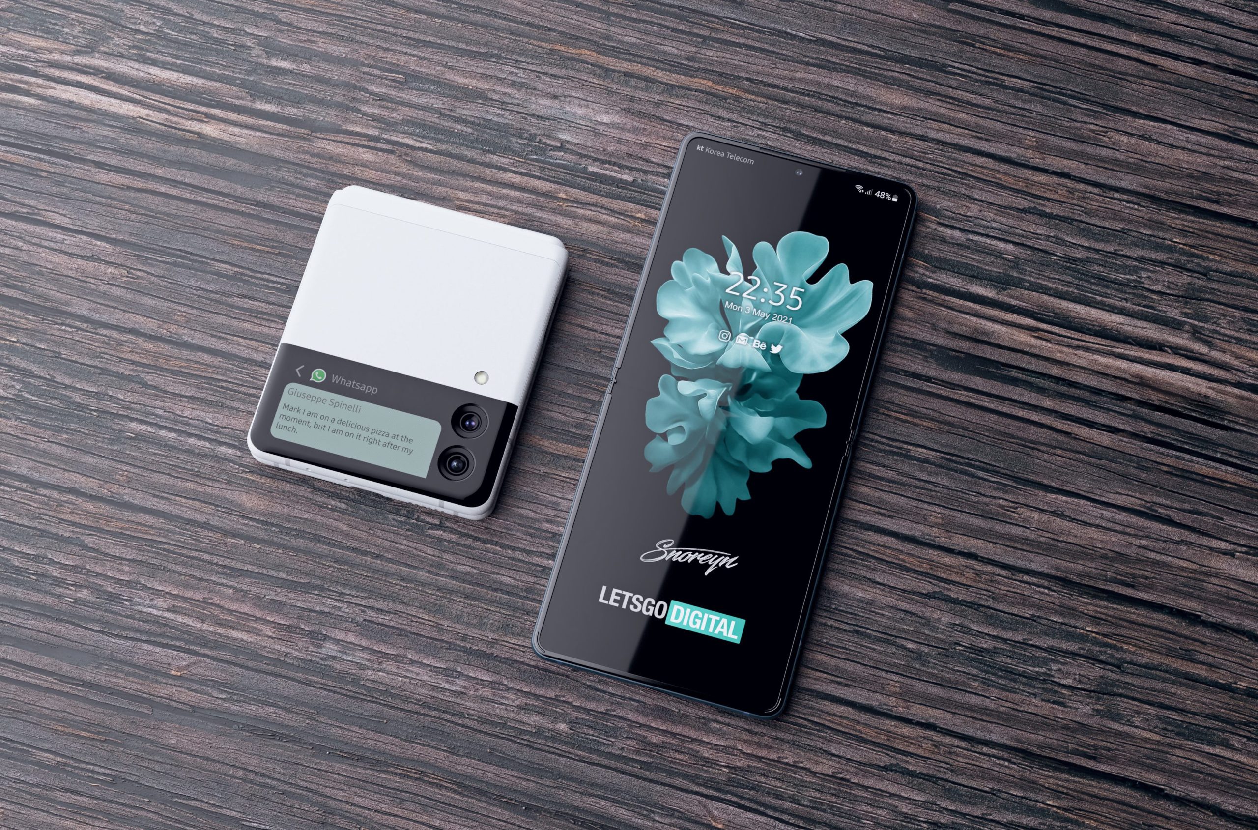 Renders Samsung Galaxy Z Flip 3