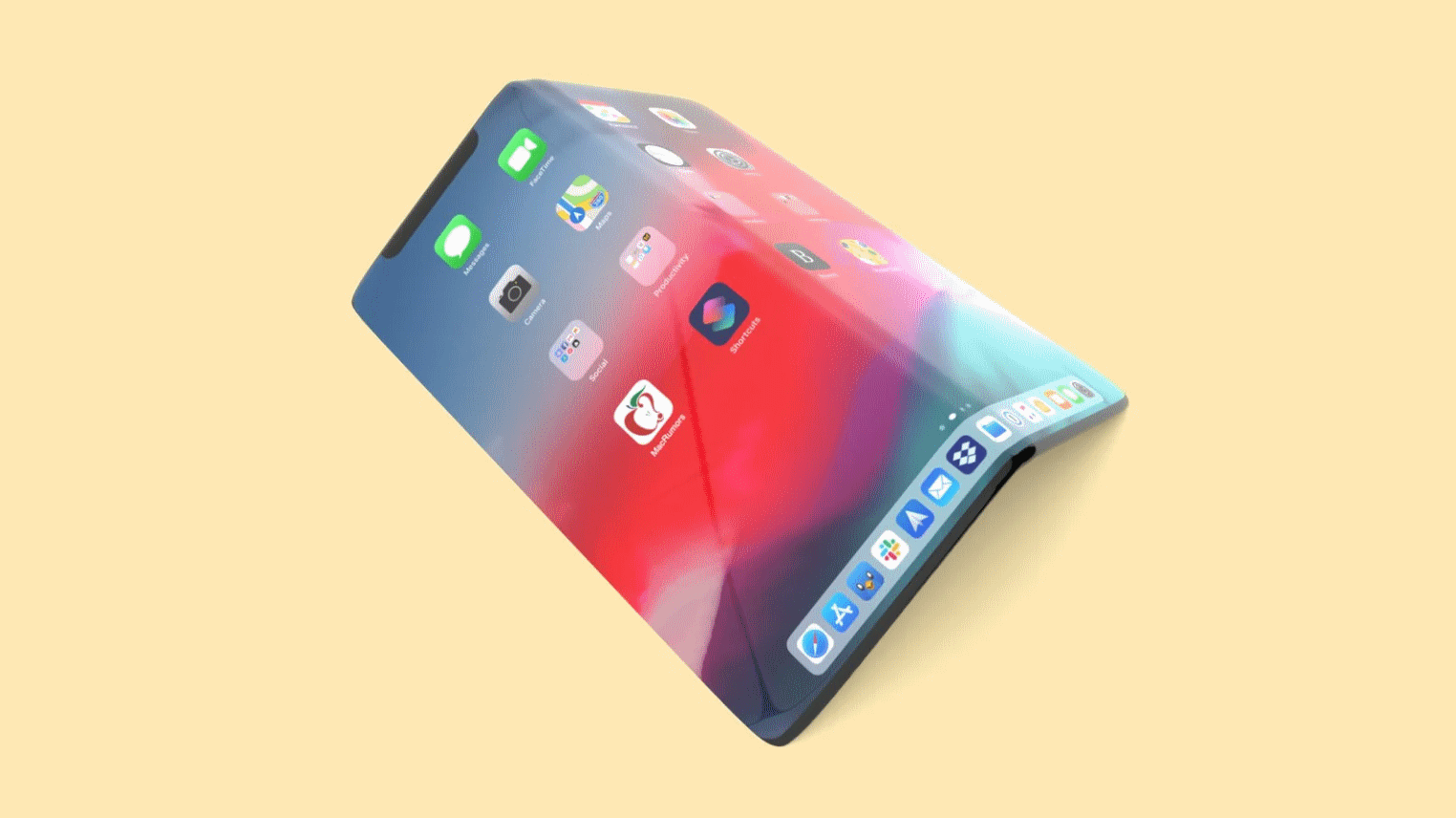 Teléfono plegable de Apple
