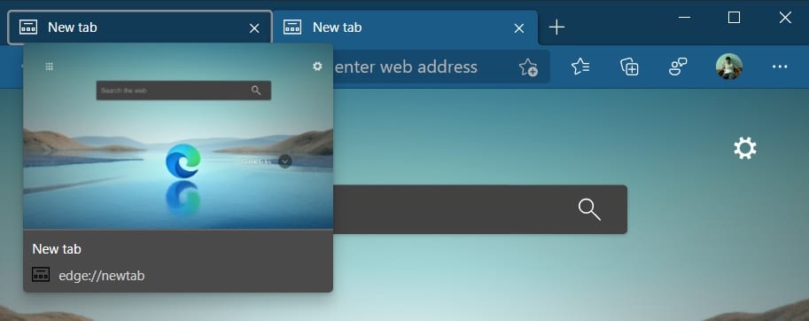 Vista previa de Edge