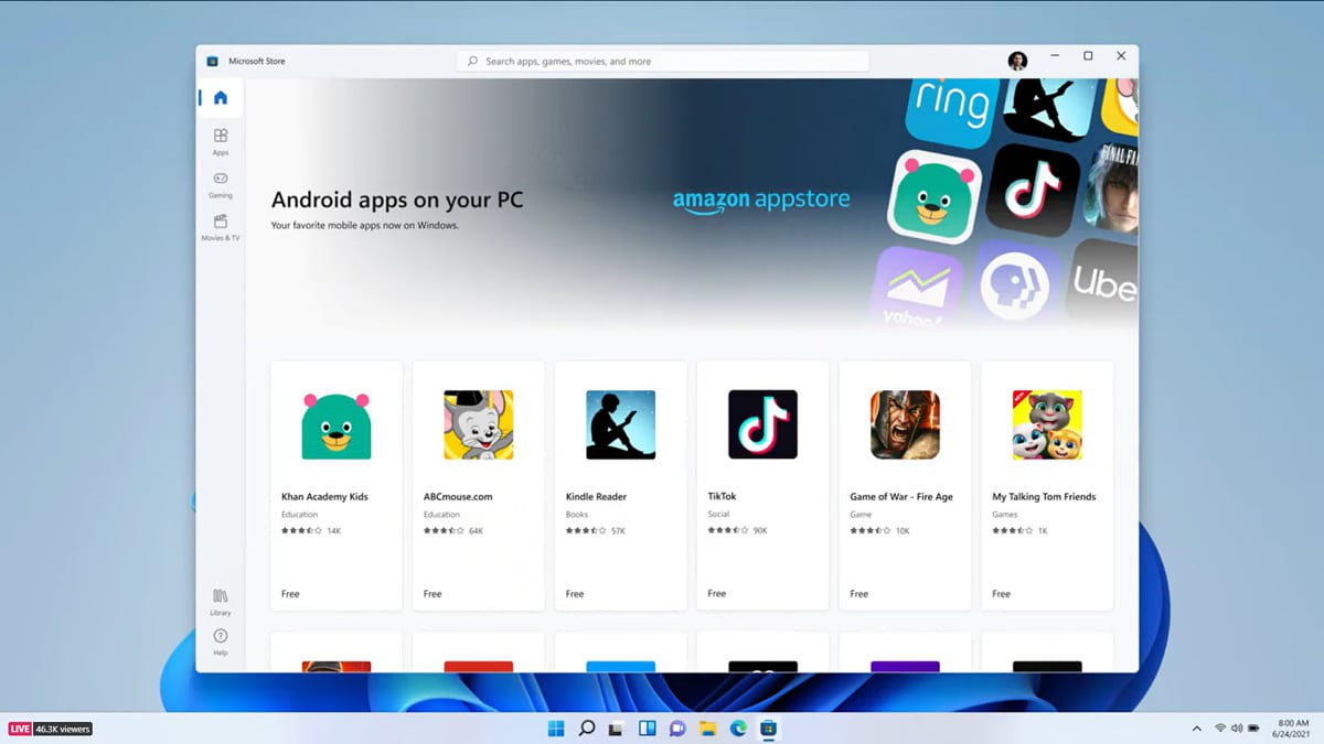 Android en Windows 11