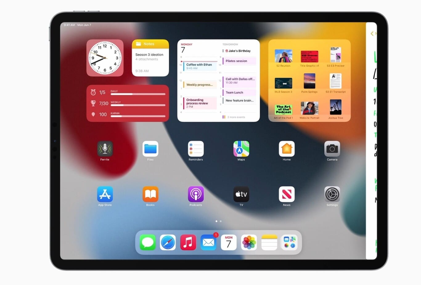 Características de iPadOS 15 