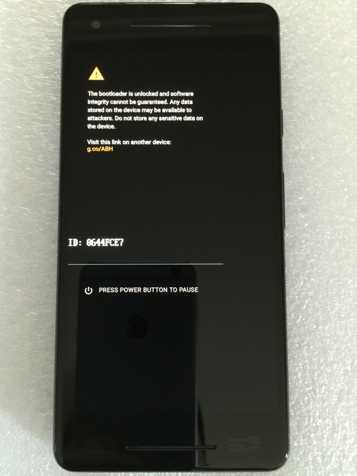 Prototipo del Google Pixel 2 XL de HTC