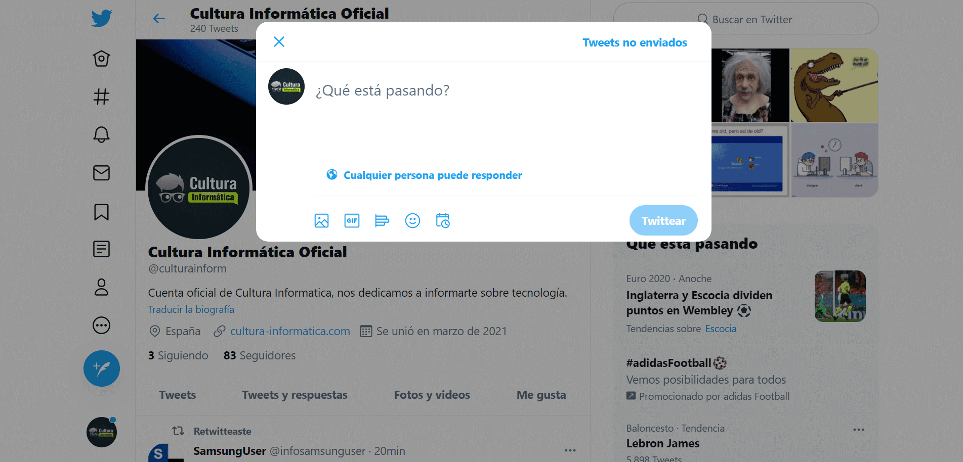 Programar tweets en Twitter