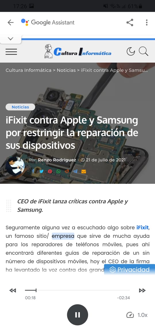 Asistente de Google
