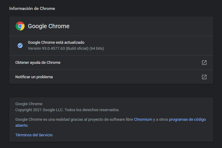 Chrome 93