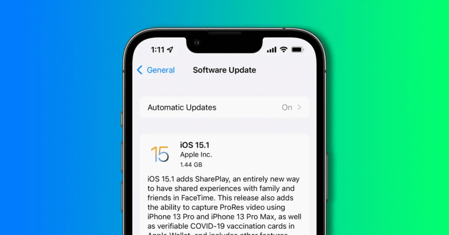Apple despliega iOS 15.1 y iPadOS 15.1