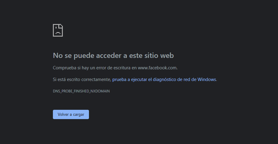 Caída de Facebook