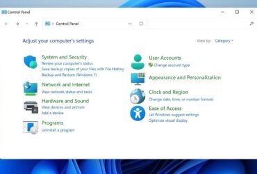 Cómo acceder al Panel de control en Windows 11