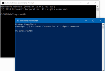Diferencias entre el símbolo de sistema y PowerShell