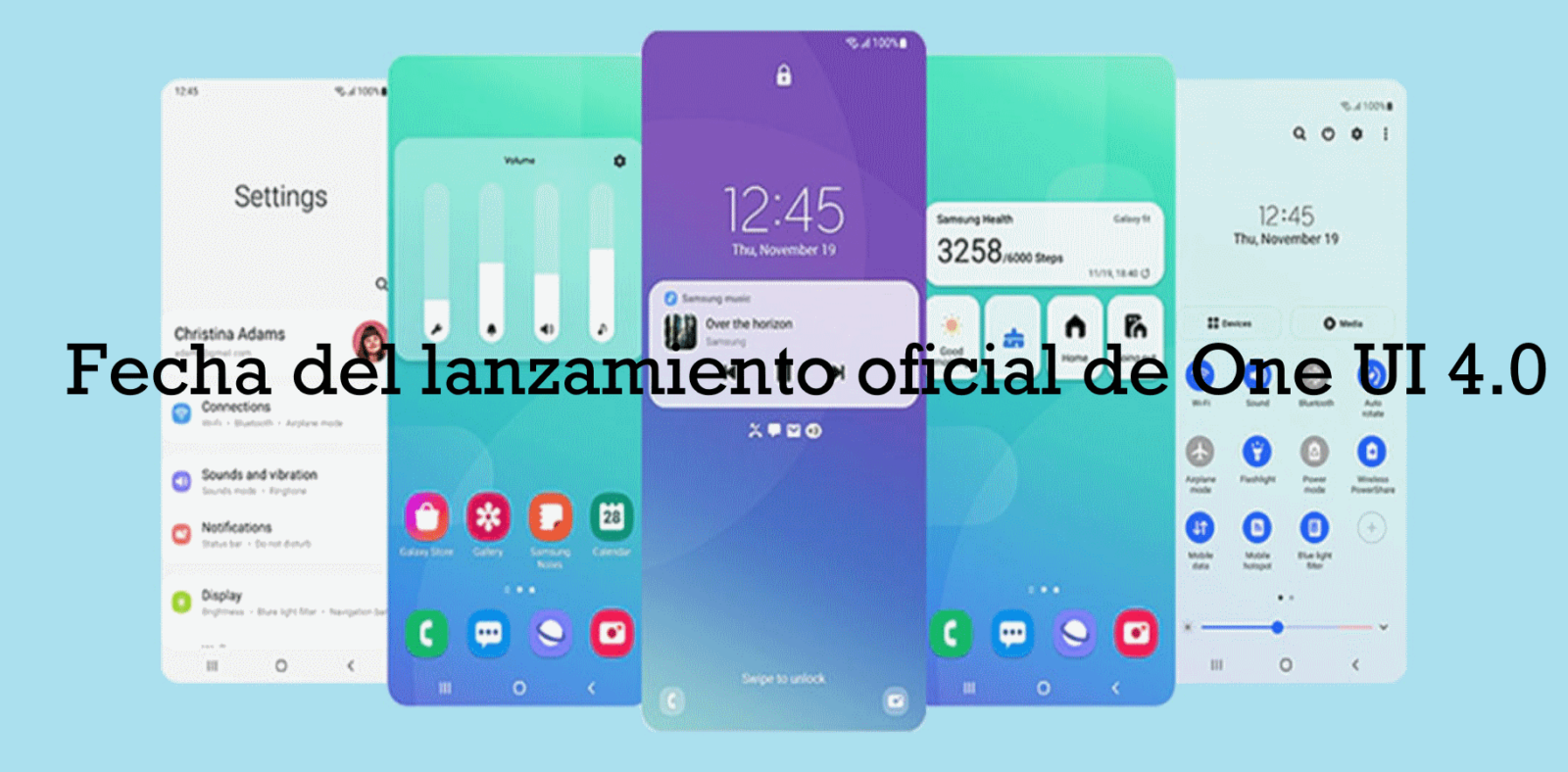 Fecha del lanzamiento oficial de One UI 4.0 de Samsung