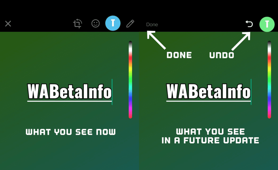 Mejoras en el editor de imágenes de WhatsApp