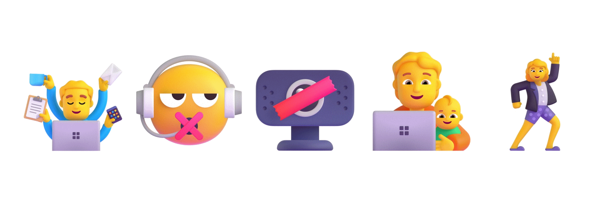 Nuevos emojis diseño Fluent de Windows 11