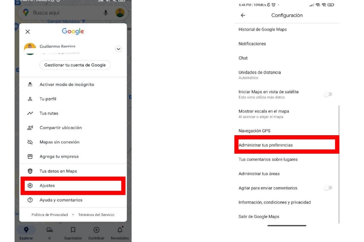 configurar google maps