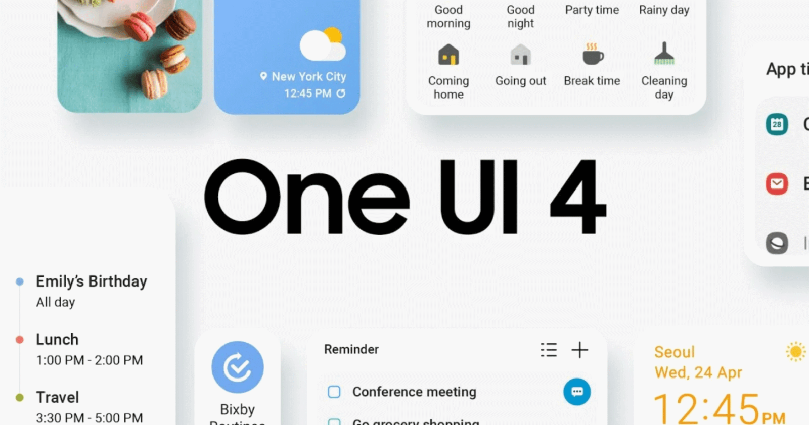 Android 12 One UI 4 para el Galaxy S20 y Galaxy Note 20