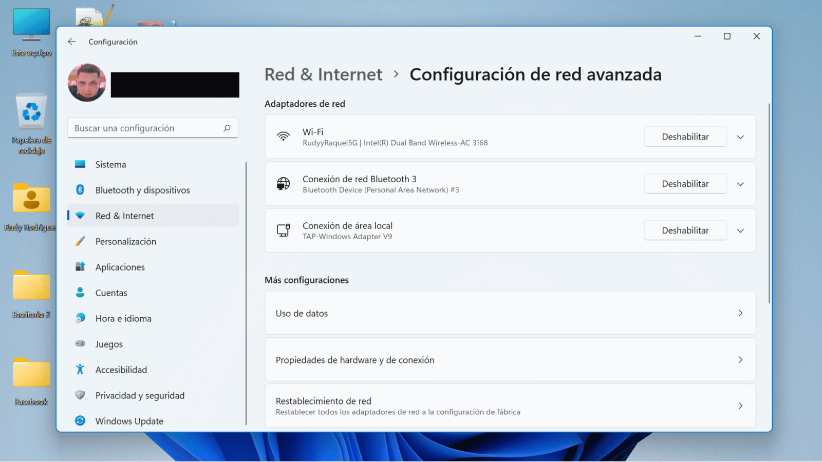 Consumo de Gigas en Windows 11