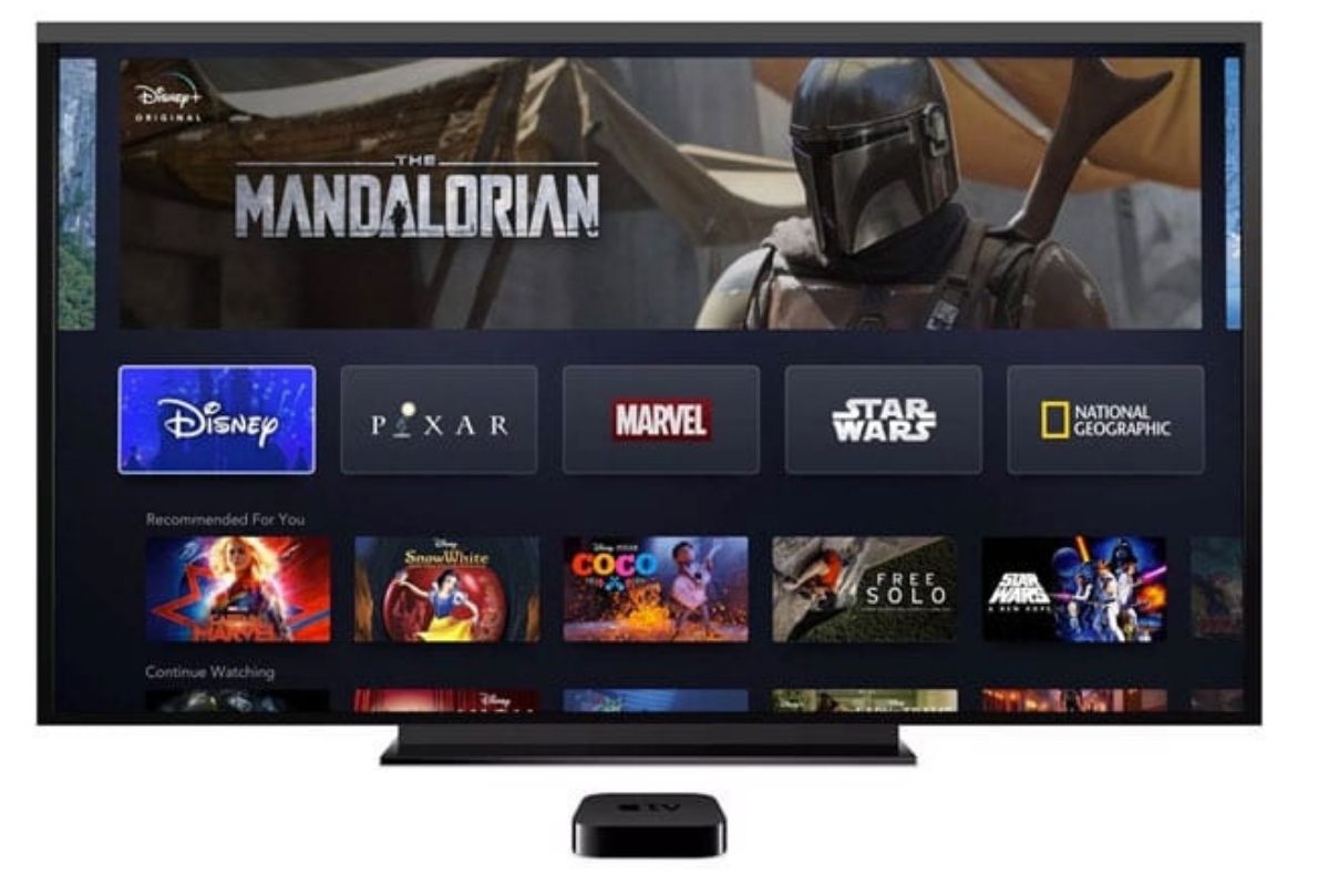 Disney Plus en tu Apple TV