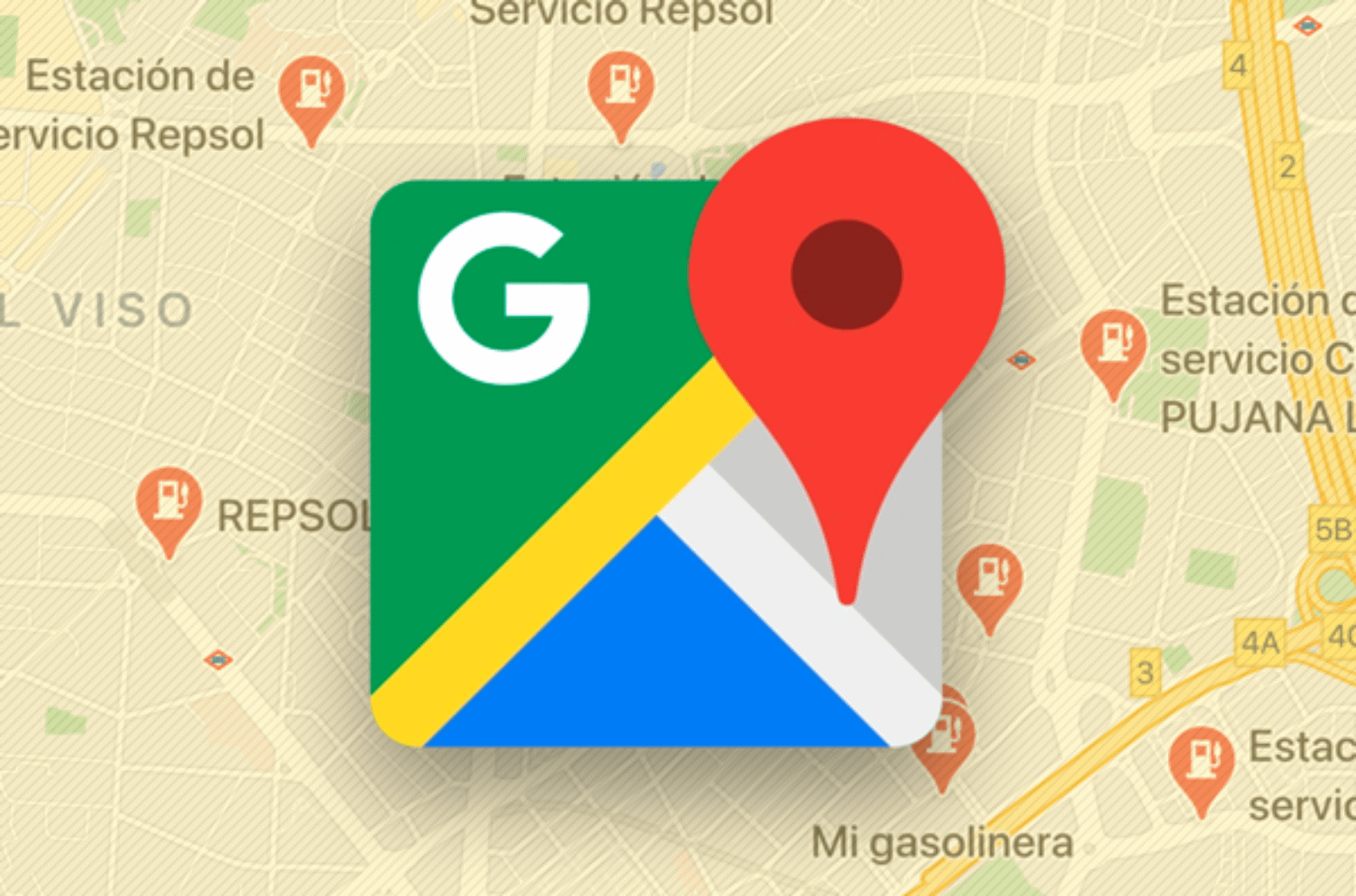 Encontrar gasolineras más cercanas en Google Maps