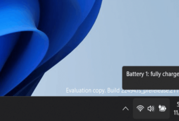 Error en el nivel de la batería en Windows 11