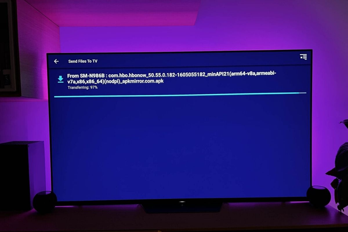Envió de archivo APK al Fire TV