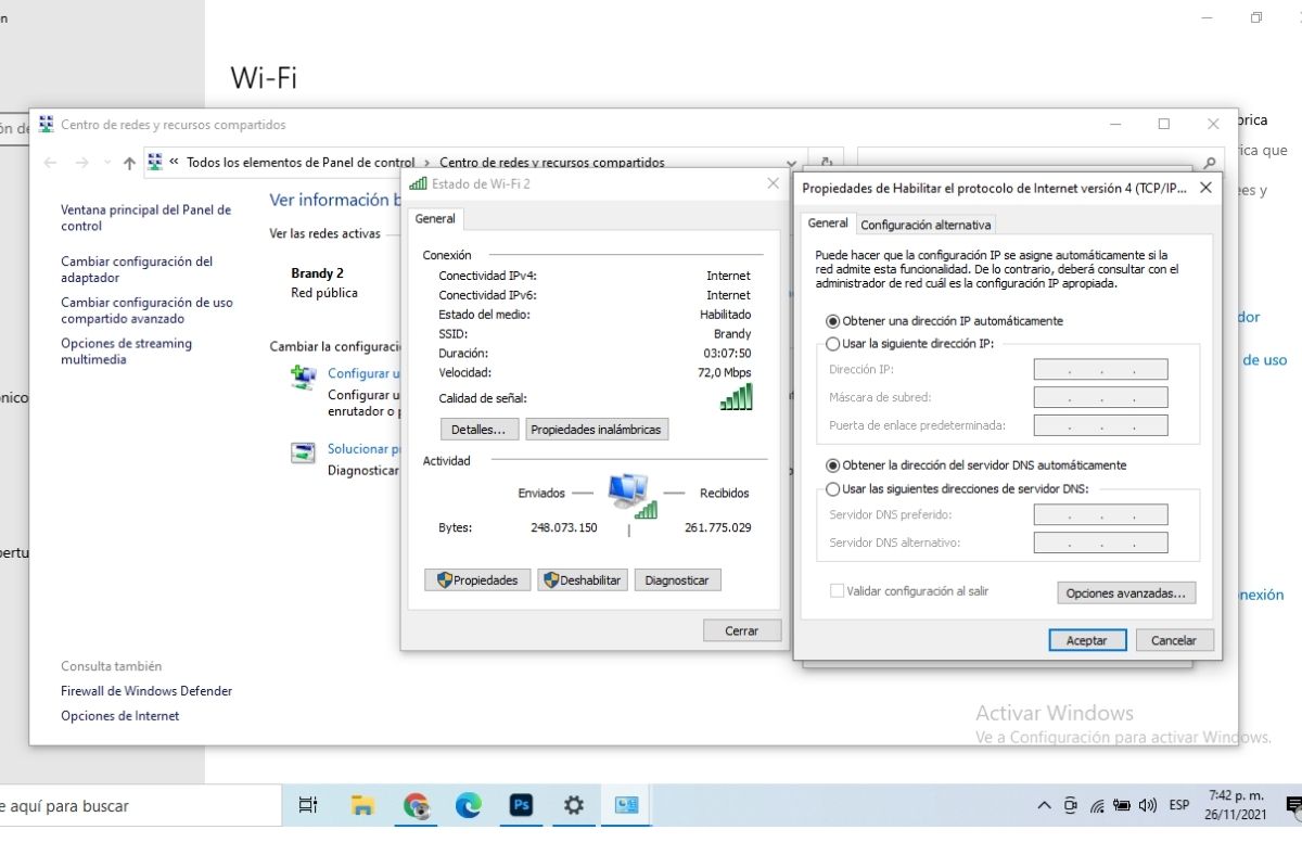Ip no valida cambiar DNS