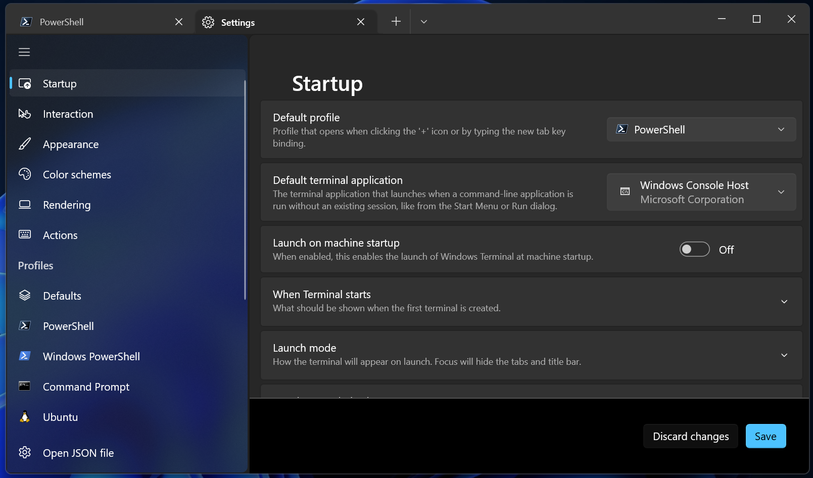 Nuevo diseño de Windows Terminal