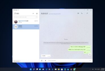 Aplicación UWP de WhatsApp para Windows