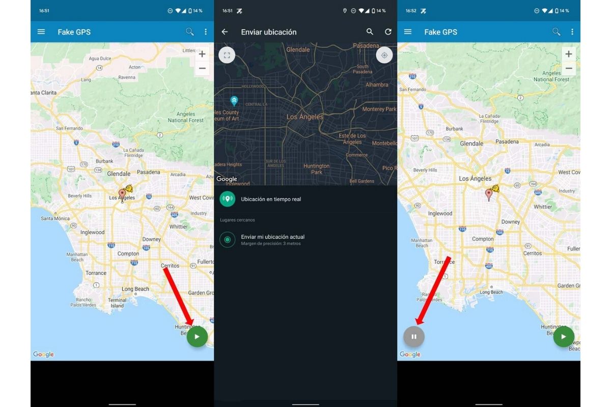 Cómo activar la ubicación falsa en WhatsApp con fake gps?