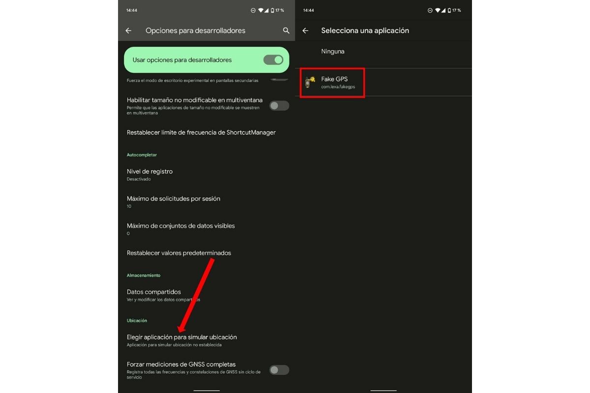 Cómo activar la ubicación falsa en WhatsApp