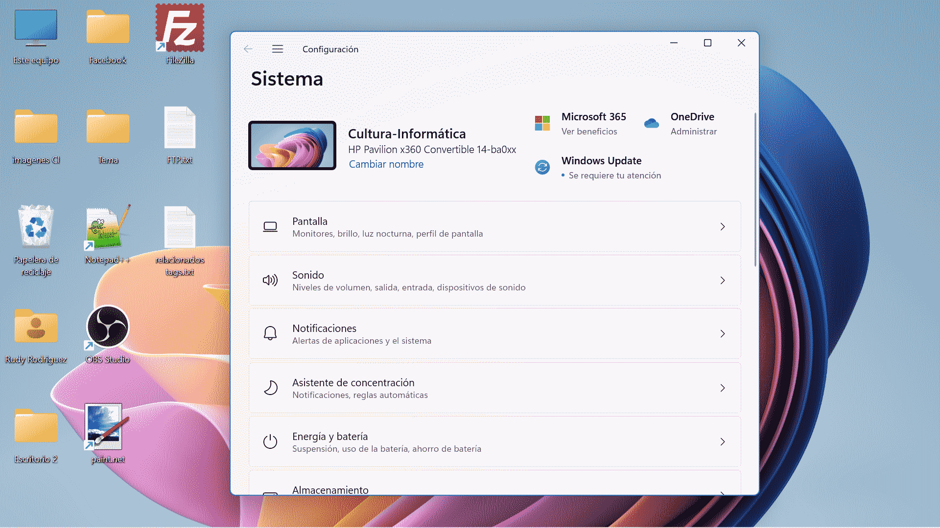 Llegan cambios al Panel de control 