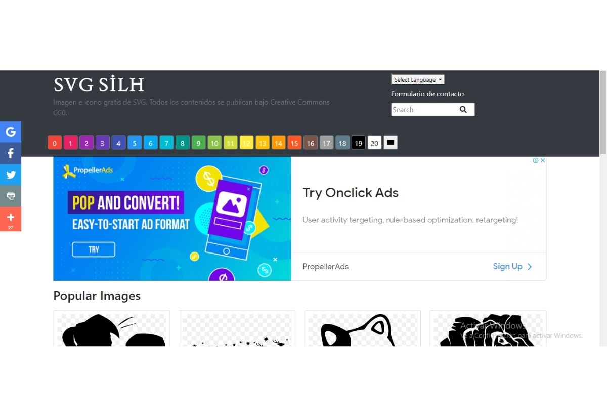 Iconos SVG Silh