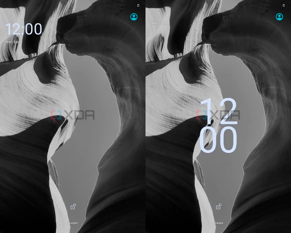 Pantalla de inicio en Android 13