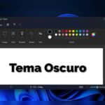 Tema oscuro Microsoft Paint