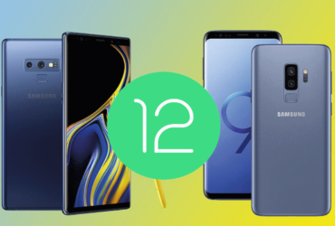 Android 12 para el Galaxy S9 y Note 9