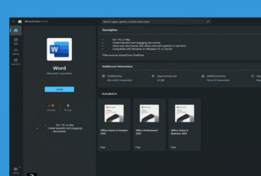 Aplicaciones de Office en Microsoft Store