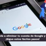 eliminar tu cuenta de Google