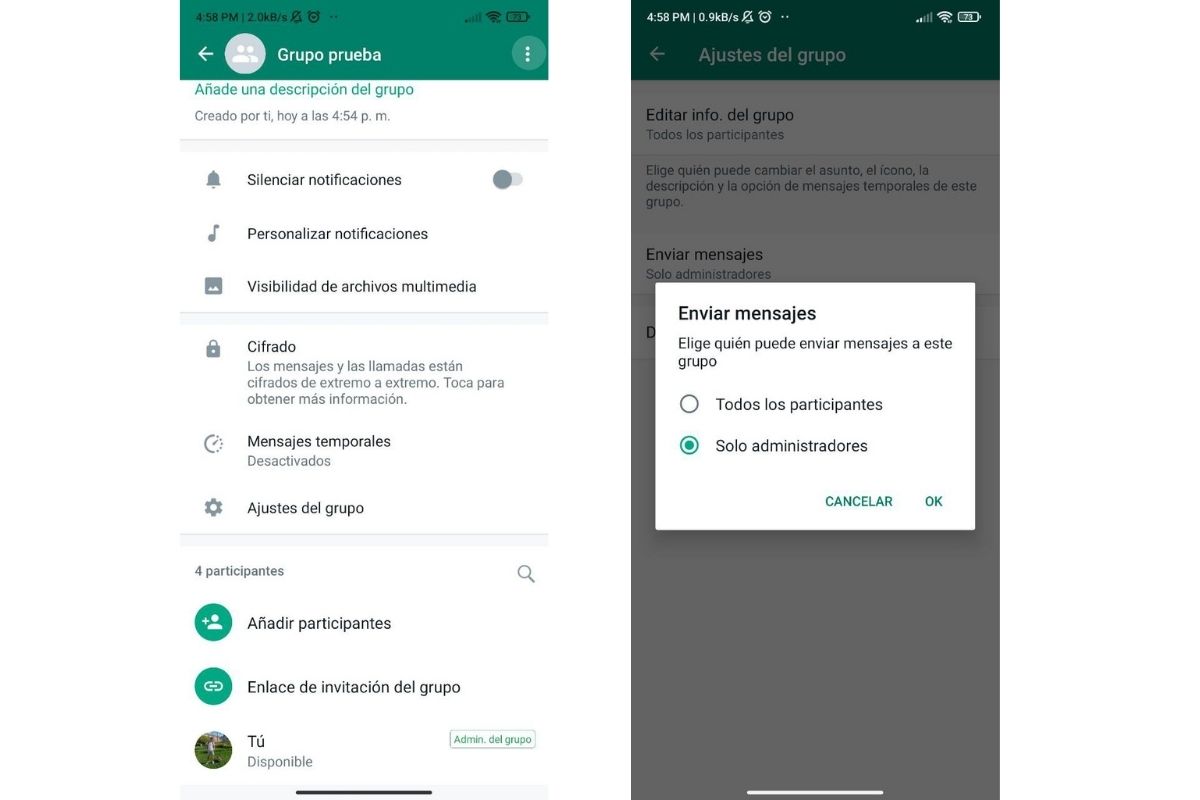 Grupos restringidos de WhatsApp ¿Cómo hacerlo? 