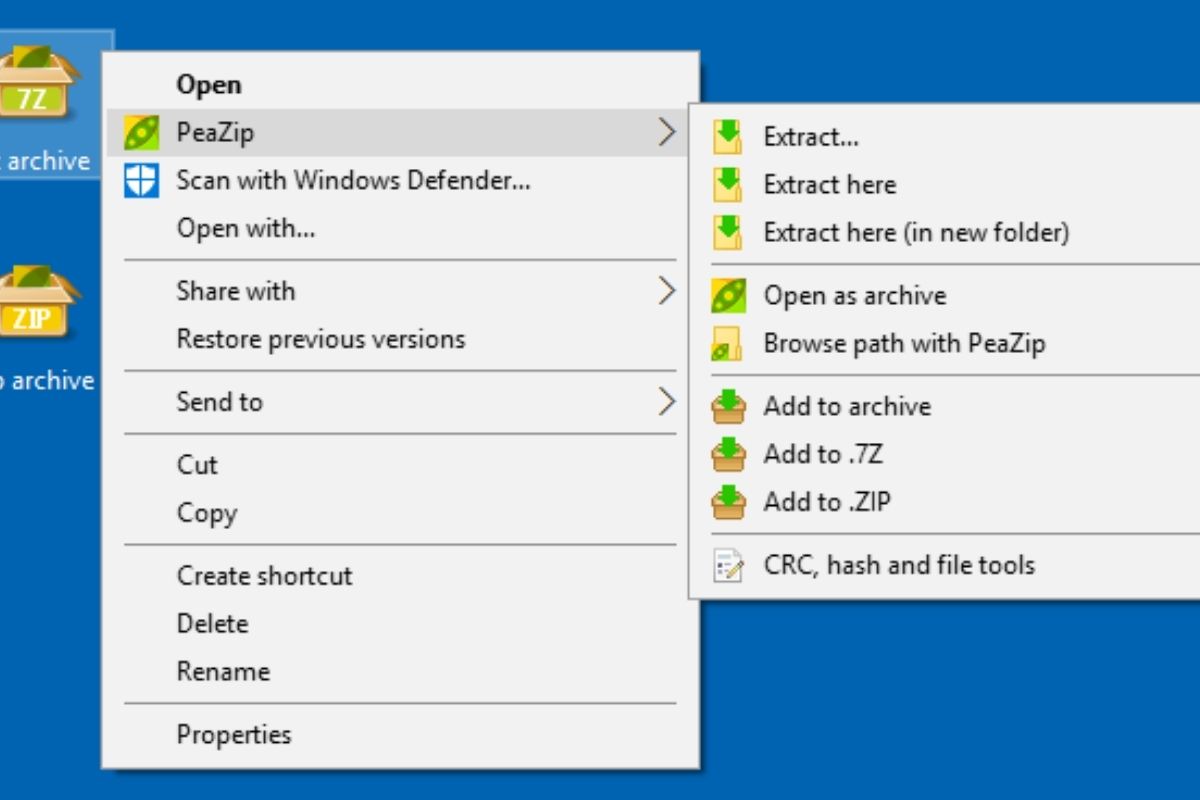 Alternativas gratuitas a WinRAR y WinZip