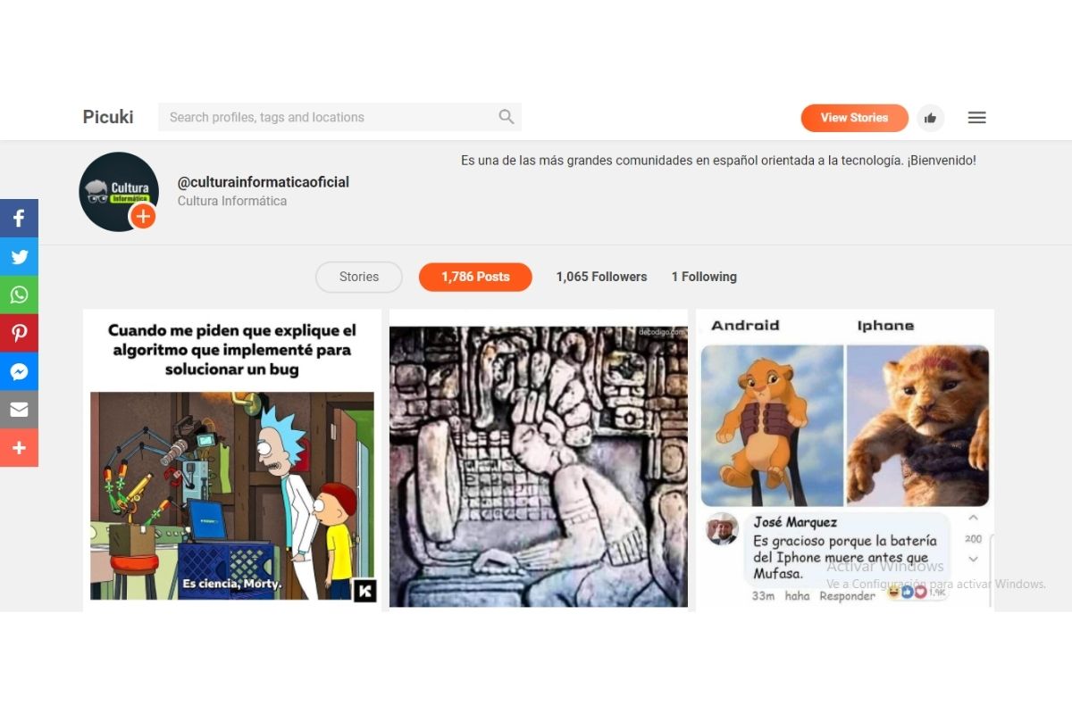 ¡Picuki para ver perfiles de Instagram!