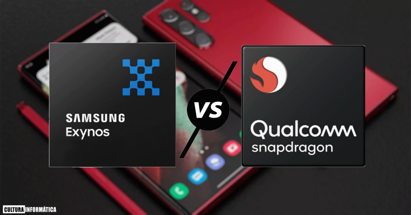 Comparativa del Galaxy S22 Ultra con procesador Exynos y Snapdragon