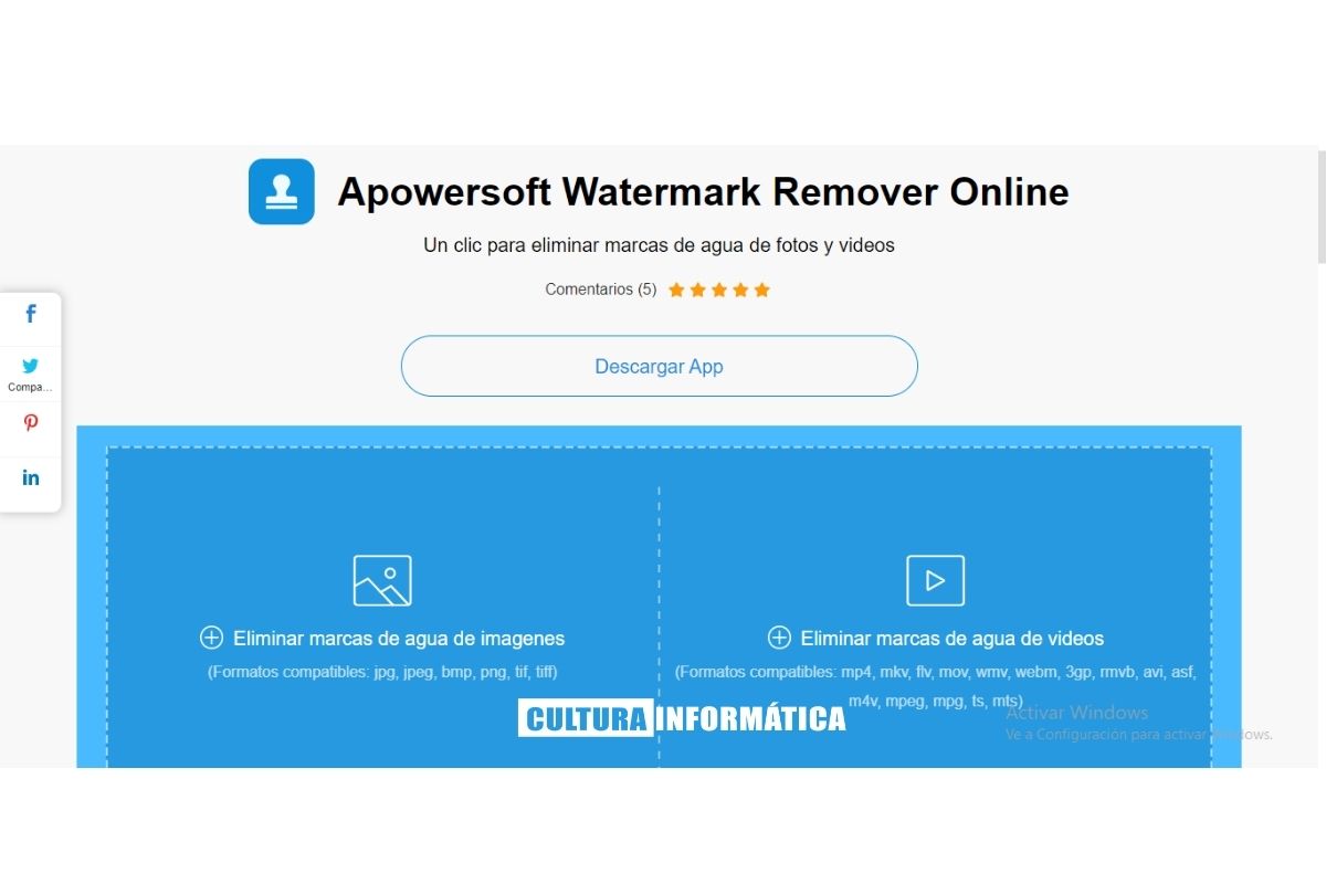 Eliminar marcas de agua