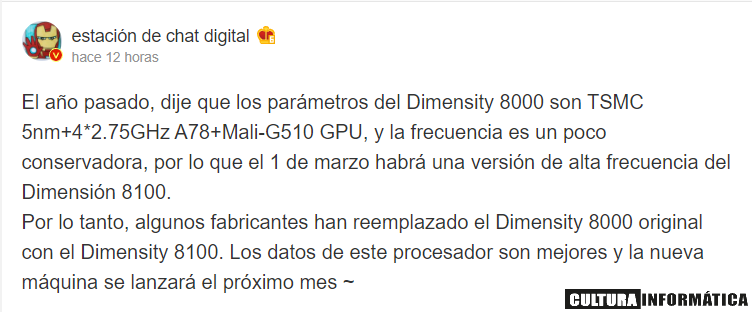 MediaTek Dimensity 8100